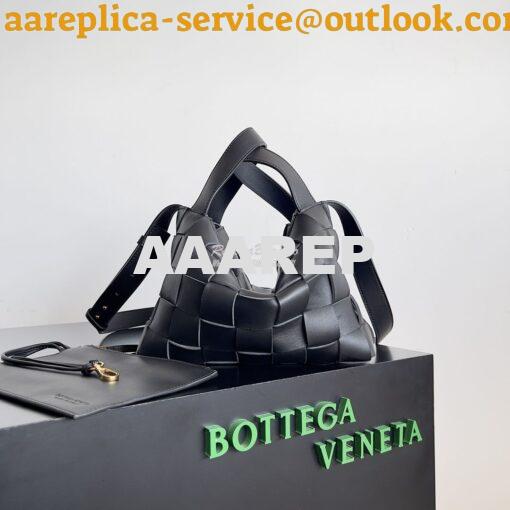 Replica Bottega Veneta BV Small Bowling Cassette Intreccio Lambskin 75 5