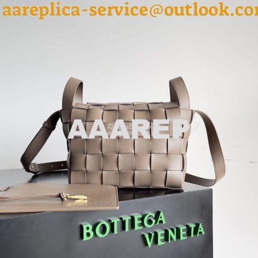 Replica Bottega Veneta BV Small Bowling Cassette Intreccio Lambskin 75 4