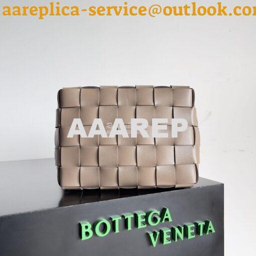 Replica Bottega Veneta BV Small Bowling Cassette Intreccio Lambskin 75 5