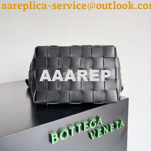 Replica Bottega Veneta BV Small Bowling Cassette Intreccio Lambskin 75 8