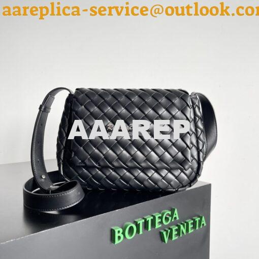 Replica Bottega Veneta BV Small Cobble Messenger Intrecciato Nappa lea