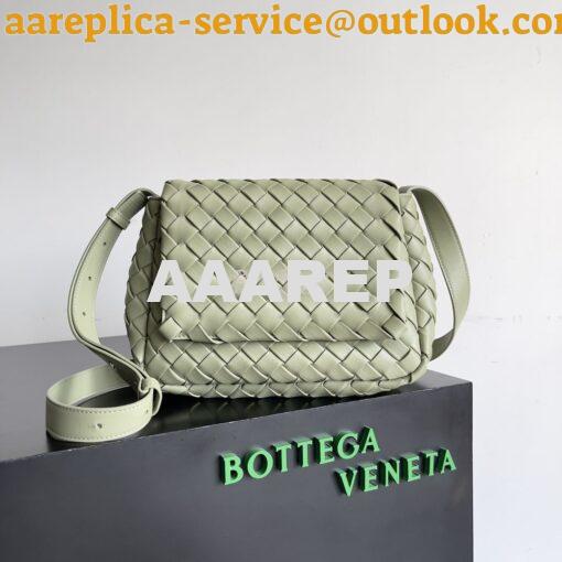 Replica Bottega Veneta BV Small Cobble Messenger Intrecciato Nappa lea