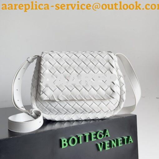 Replica Bottega Veneta BV Small Cobble Messenger Intrecciato Nappa lea