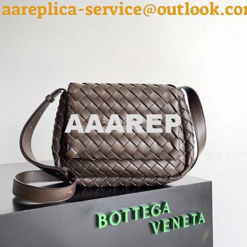 Replica Bottega Veneta BV Small Cobble Messenger Intrecciato Nappa lea