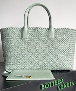 Replica Bottega Veneta BV Large Cabat Intreccio Lambskin Tote bag 6088