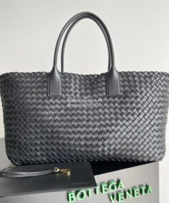 Replica Bottega Veneta BV Large Cabat Intreccio Lambskin Tote bag 6088