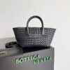 Replica Bottega Veneta BV Mini Cabat 709464 Intreccio Lambskin Taupe G 11