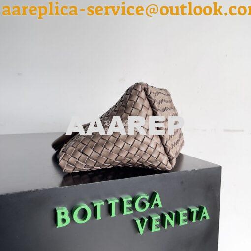 Replica Bottega Veneta BV Mini Cabat 709464 Intreccio Lambskin Taupe G 3