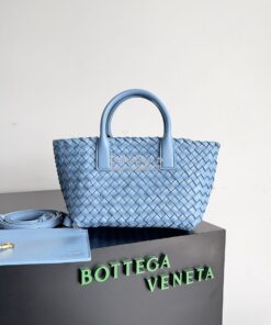 Replica Bottega Veneta BV Mini Cabat 709464 Intreccio Lambskin Windswe