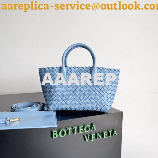 Replica Bottega Veneta BV Mini Cabat 709464 Intreccio Lambskin Windswe