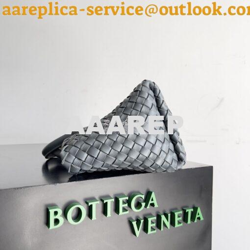 Replica Bottega Veneta BV Mini Cabat 709464 Intreccio Lambskin Thunder 4