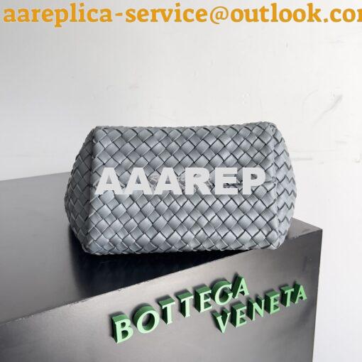 Replica Bottega Veneta BV Mini Cabat 709464 Intreccio Lambskin Thunder 9