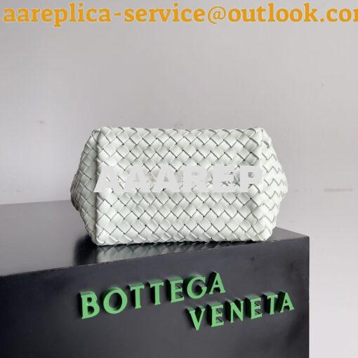 Replica Bottega Veneta BV Mini Cabat 709464 Intreccio Lambskin Glacier 9