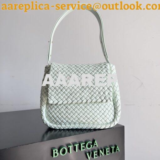 Replica Bottega Veneta BV Small Cobble Shoulder Bag 766783 Teal Washed