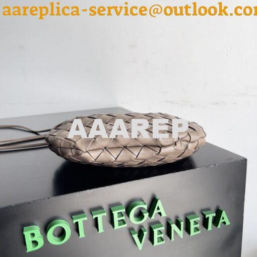 Replica Bottega Veneta BV Mini Sardine in Lambskin 744267 Taupe Grey 4