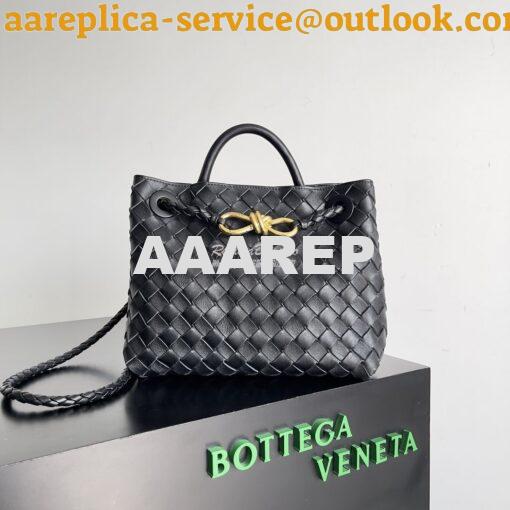 Replica Bottega Veneta BV Small Andiamo 766014 Black