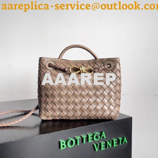 Replica Bottega Veneta BV Small Andiamo 766014 Taupe Grey