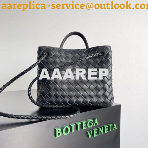 Replica Bottega Veneta BV Small Andiamo 766014 Black 7