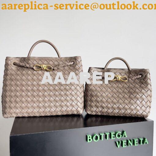 Replica Bottega Veneta BV Medium Andiamo 743572 Taupe grey