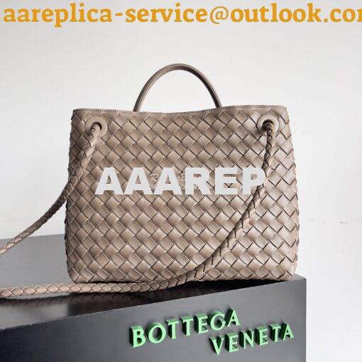 Replica Bottega Veneta BV Medium Andiamo 743572 Taupe grey 9