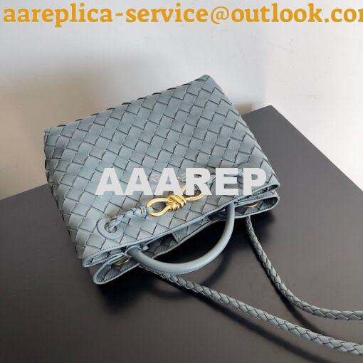 Replica Bottega Veneta BV Small Andiamo 766014 Cloud Blue 3