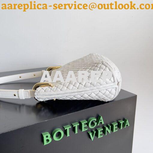 Replica Bottega Veneta BV Small Clicker Shoulder Bag in Chalk Padded I 4