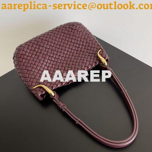 Replica Bottega Veneta BV Small Clicker Shoulder Bag in Barolo Padded 3