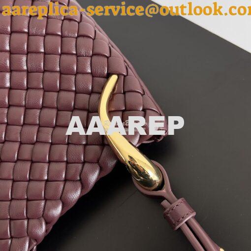 Replica Bottega Veneta BV Small Clicker Shoulder Bag in Barolo Padded 5