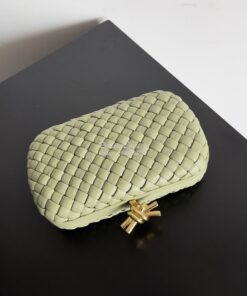 Replica Bottega Veneta BV Knot Minaudière clutch soft padded Intreccio 2