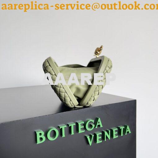 Replica Bottega Veneta BV Knot Minaudière clutch soft padded Intreccio 5