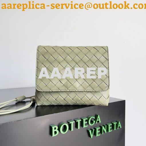 Replica Bottega Veneta BV Mini Intrecciato Cross-Body Bag Lambskin 741