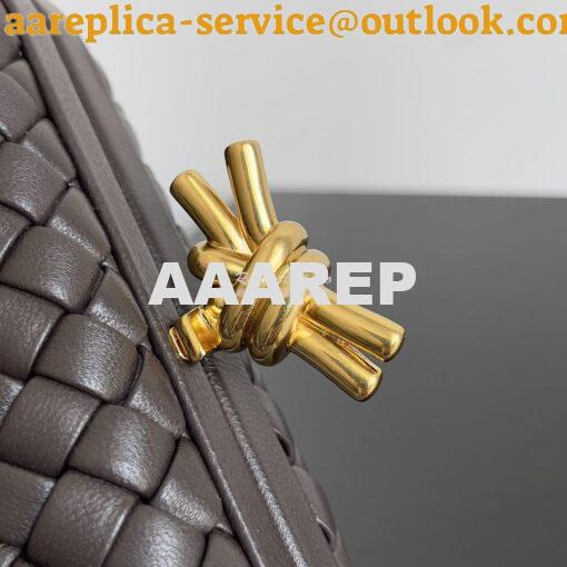 Replica Bottega Veneta BV Knot Minaudière clutch soft padded Intreccio 4