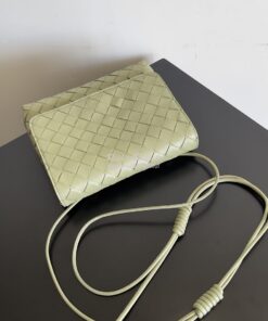 Replica Bottega Veneta BV Mini Intrecciato Cross-Body Bag Lambskin 741 2