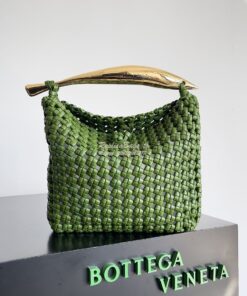 Replica Bottega Veneta BV Sardine Top Handle Bag 731166 Green with Han