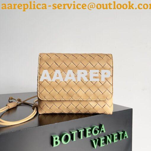 Replica Bottega Veneta BV Mini Intrecciato Cross-Body Bag Lambskin 741