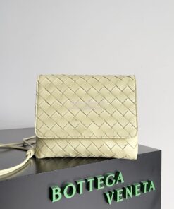 Replica Bottega Veneta BV Mini Intrecciato Cross-Body Bag Lambskin 741