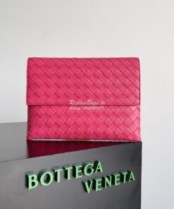 Replica Bottega Veneta BV Flap Pouch 667138 Pink