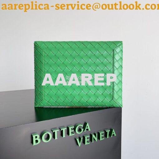 Replica Bottega Veneta BV Flap Pouch 667138 Parakeet 8