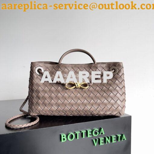 Replica Bottega Veneta BV Small East/West Andiamo 754990 Taupe