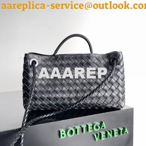 Replica Bottega Veneta BV Small East/West Andiamo 754990 Black 8