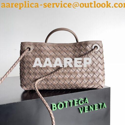 Replica Bottega Veneta BV Small East/West Andiamo 754990 Taupe 8