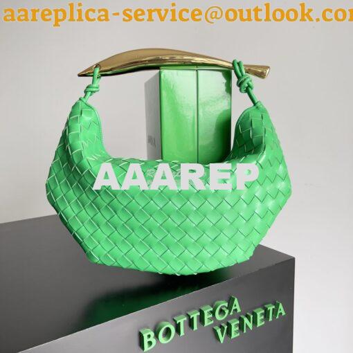 Replica Bottega Veneta BV Classic Sardine in Lambskin 716082 Grass