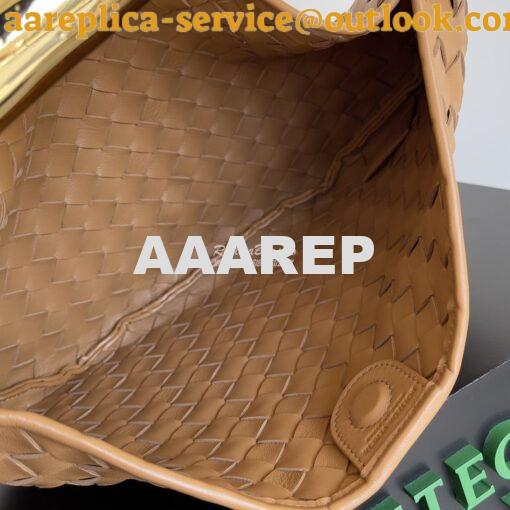 Replica Bottega Veneta BV Classic Sardine in Lambskin 716082 Caramel 6