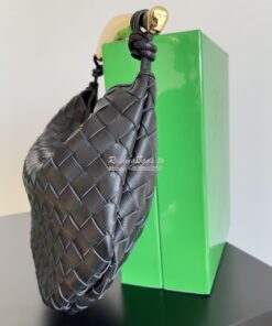 Replica Bottega Veneta BV Classic Sardine in Lambskin 716082 Black 2