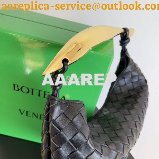 Replica Bottega Veneta BV Classic Sardine in Lambskin 716082 Black 4