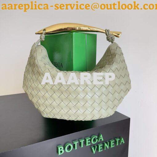 Replica Bottega Veneta BV Classic Sardine in Lambskin 716082 Travertin