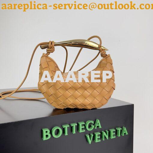 Replica Bottega Veneta BV Mini Sardine in Lambskin 744267 Caramel