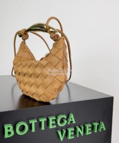 Replica Bottega Veneta BV Mini Sardine in Lambskin 744267 Caramel 2