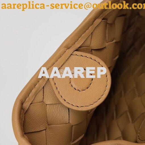 Replica Bottega Veneta BV Mini Sardine in Lambskin 744267 Caramel 8