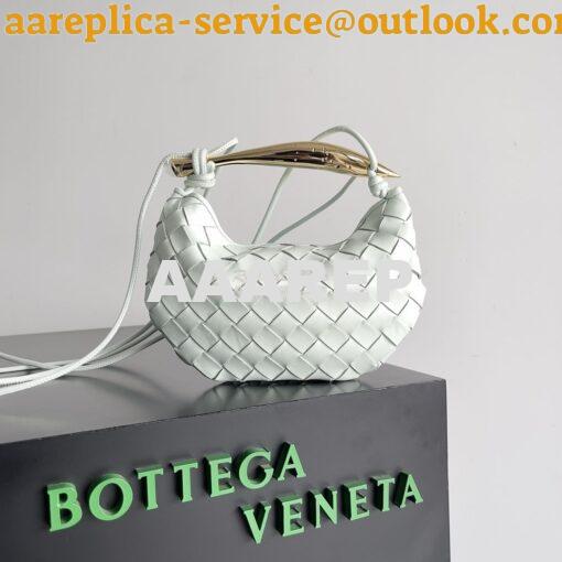 Replica Bottega Veneta BV Mini Sardine in Lambskin 744267 Glacier